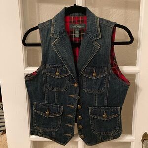 Lauren Jeans co. Ralph Lauren denim vest